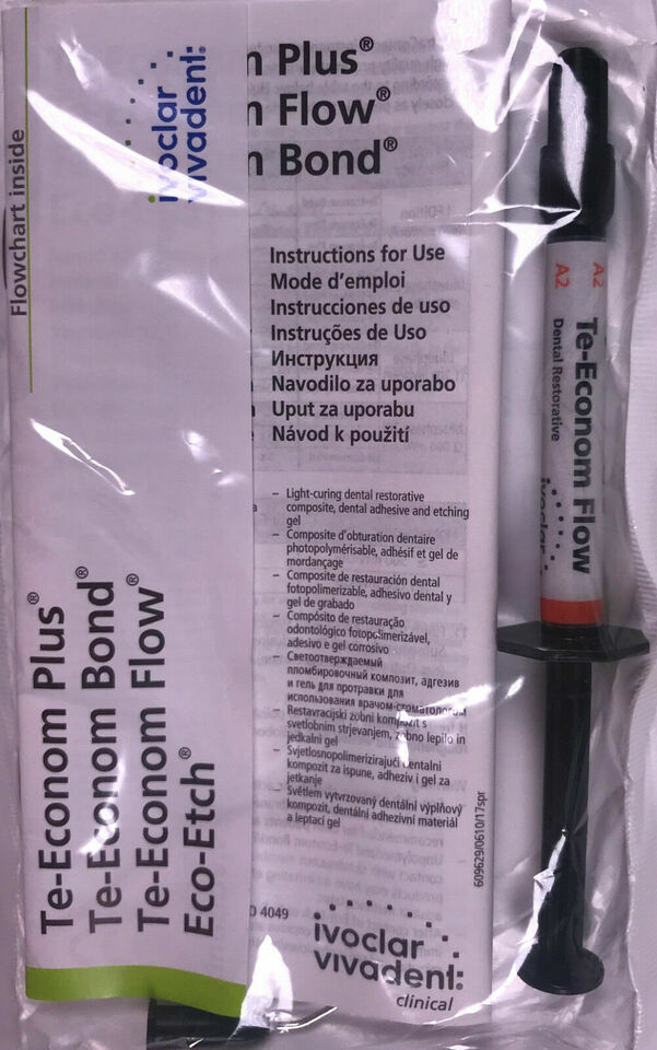 Ivoclar Vivadent Te-Econom Flow – Light Curing Radiopaque Flowable Composite 2g